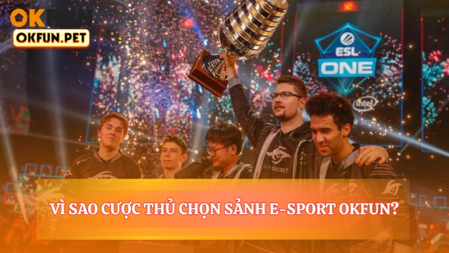 Vì Sao Cược Thủ Chọn Sảnh E-Sport OKFUN?